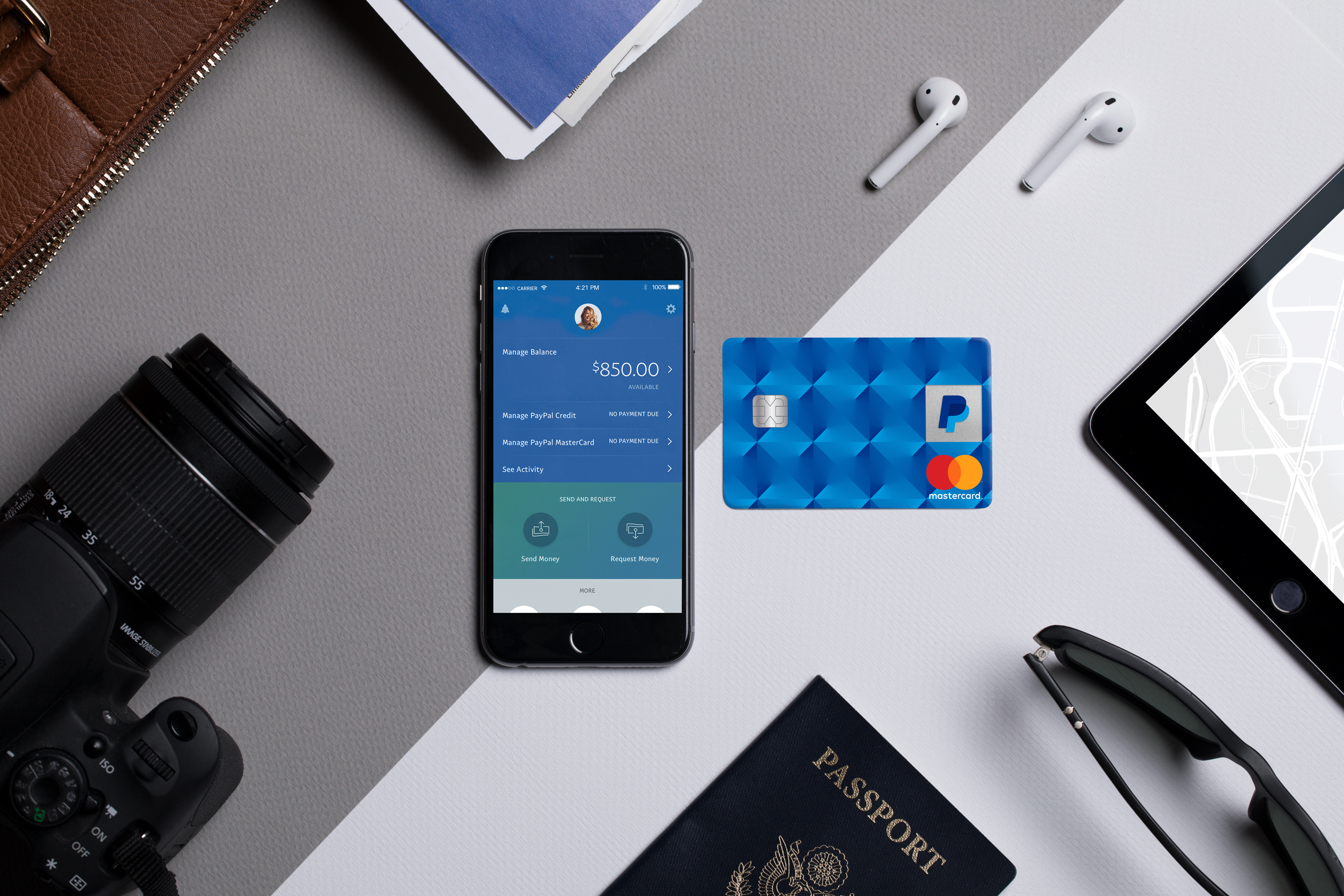 paypal travel card