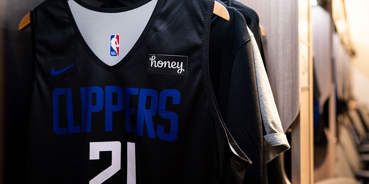 Clippers Basketball Jersey with Honey Logo