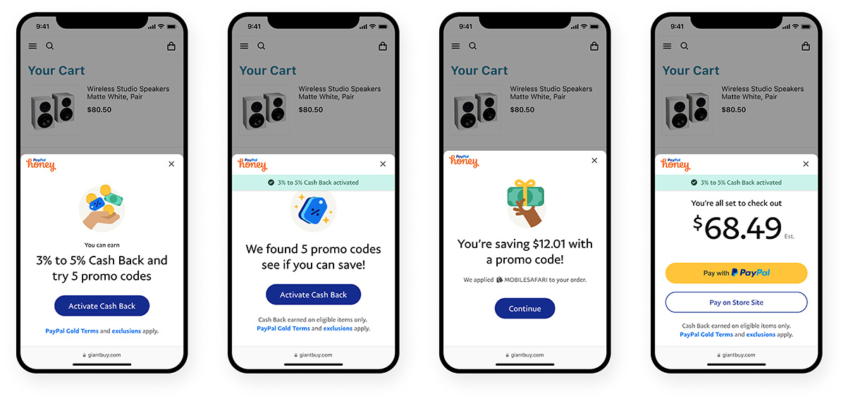 PayPal Mobile Browser Extension
