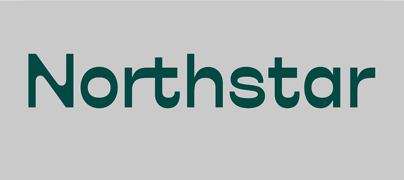 Logotipo de estrella del norte