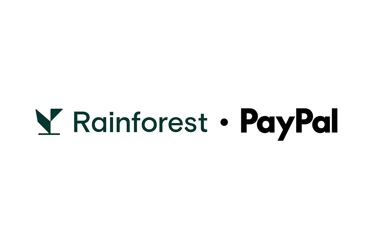Rainforest and PayPal logos